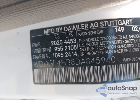 2013 Mercedes-Benz C 250 Luxury/Sport из США, поврежденный, VIN WDDGF4HB8DA845940